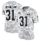 ＃31 Youth Donovan McMillon Arctic Camo Limited Cleveland Browns 2024 Salute to Service Jersey