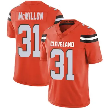＃31 Youth Donovan McMillon Orange Limited Cleveland Browns Alternate Vapor Untouchable Jersey