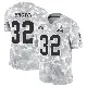 ＃32 Youth Jim Brown Arctic Camo Limited Cleveland Browns 2024 Salute to Service Jersey