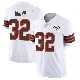 ＃32 Youth Jim Brown White Limited Cleveland Browns Vapor 1946 Collection Alternate Jersey