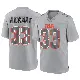 ＃33 Men's Ronnie Hickman Gray Game Cleveland Browns Atmosphere Fashion Jersey