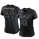 ＃33 Women's Ronnie Hickman Black Limited Cleveland Browns Reflective Jersey