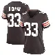 ＃33 Women's Ronnie Hickman Brown Game Cleveland Browns Team Color Jersey