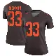＃33 Women's Ronnie Hickman Brown Legend Cleveland Browns Alternate Jersey
