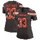 ＃33 Women's Ronnie Hickman Brown Legend Cleveland Browns Jersey