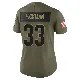＃33 Women's Ronnie Hickman Olive Limited Cleveland Browns 2025 Salute to Service Jersey