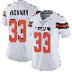 ＃33 Women's Ronnie Hickman White Limited Cleveland Browns Vapor Untouchable Jersey