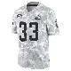 ＃33 Youth Ronnie Hickman Arctic Camo Limited Cleveland Browns 2024 Salute to Service Jersey