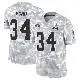 ＃34 Men's Jerome Ford Arctic Camo Limited Cleveland Browns 2024 Salute to Service Jersey