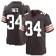 ＃34 Men's Jerome Ford Brown Game Cleveland Browns Team Color Jersey