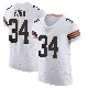 ＃34 Men's Jerome Ford White Elite Cleveland Browns Vapor Jersey