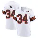 ＃34 Men's Jerome Ford White Game Cleveland Browns 1946 Collection Alternate Jersey