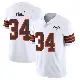 ＃34 Men's Jerome Ford White Limited Cleveland Browns Vapor 1946 Collection Alternate Jersey