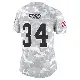 ＃34 Women's Jerome Ford Arctic Camo Limited Cleveland Browns 2024 Salute to Service Jersey