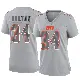 ＃34 Women's Michael Burton Gray Game Cleveland Browns Atmosphere Fashion Jersey