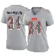 ＃34 Women's Zion Washington Gray Game Cleveland Browns Atmosphere Fashion Jersey