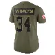 ＃34 Women's Zion Washington Olive Limited Cleveland Browns 2025 Salute to Service Jersey