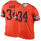 ＃34 Youth Jerome Ford Orange Legend Cleveland Browns Inverted Jersey