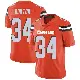 ＃34 Youth Michael Burton Orange Limited Cleveland Browns Alternate Vapor Untouchable Jersey