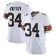＃34 Youth Michael Burton White Limited Cleveland Browns Vapor Untouchable Jersey