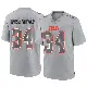 ＃34 Youth Zion Washington Gray Game Cleveland Browns Atmosphere Fashion Jersey