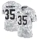 ＃35 Men's Raheim Sanders Arctic Camo Limited Cleveland Browns 2024 Salute to Service Jersey
