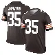 ＃35 Men's Raheim Sanders Brown Legend Cleveland Browns Jersey