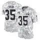 ＃35 Men's Toa Taua Arctic Camo Limited Cleveland Browns 2024 Salute to Service Jersey