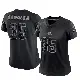＃35 Women's Raheim Sanders Black Limited Cleveland Browns Reflective Jersey