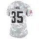 ＃35 Women's Toa Taua Arctic Camo Limited Cleveland Browns 2024 Salute to Service Jersey