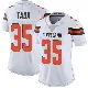 ＃35 Women's Toa Taua White Limited Cleveland Browns Vapor Untouchable Jersey