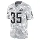＃35 Youth Raheim Sanders Arctic Camo Limited Cleveland Browns 2024 Salute to Service Jersey
