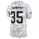 ＃35 Youth Raheim Sanders Arctic Camo Limited Cleveland Browns 2024 Salute to Service Jersey