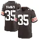 ＃35 Youth Raheim Sanders Brown Game Cleveland Browns Team Color Jersey