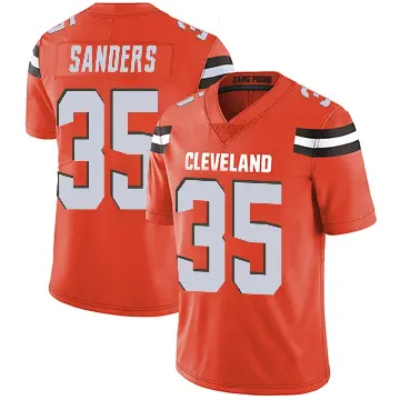 ＃35 Youth Raheim Sanders Orange Limited Cleveland Browns Alternate Vapor Untouchable Jersey