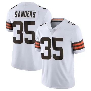 ＃35 Youth Raheim Sanders White Limited Cleveland Browns Vapor Untouchable Jersey