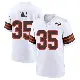 ＃35 Youth Toa Taua White Game Cleveland Browns 1946 Collection Alternate Jersey
