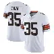 ＃35 Youth Toa Taua White Limited Cleveland Browns Vapor Untouchable Jersey