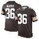 ＃36 Men's Eugene Asante Brown Legend Cleveland Browns Jersey