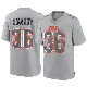 ＃36 Men's Eugene Asante Gray Game Cleveland Browns Atmosphere Fashion Jersey