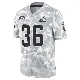 ＃36 Men's Jacob Kibodi Arctic Camo Limited Cleveland Browns 2024 Salute to Service Jersey