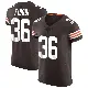 ＃36 Men's Jacob Kibodi Brown Elite Cleveland Browns Vapor Jersey