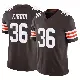＃36 Men's Jacob Kibodi Brown Limited Cleveland Browns Vapor F.U.S.E. Jersey