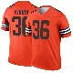 ＃36 Men's Jacob Kibodi Orange Legend Cleveland Browns Inverted Jersey