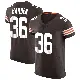 ＃36 Men's T.J. Harden Brown Elite Cleveland Browns Vapor Jersey