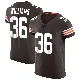 ＃36 Men's Trayveon Williams Brown Elite Cleveland Browns Vapor Jersey
