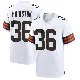 ＃36 Men's Troy Hairston White Game Cleveland Browns Jersey