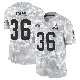 ＃36 Men's Wes Pahl Arctic Camo Limited Cleveland Browns 2024 Salute to Service Jersey