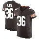 ＃36 Men's Wes Pahl Brown Elite Cleveland Browns Vapor Jersey