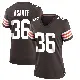 ＃36 Women's Eugene Asante Brown Game Cleveland Browns Team Color Jersey